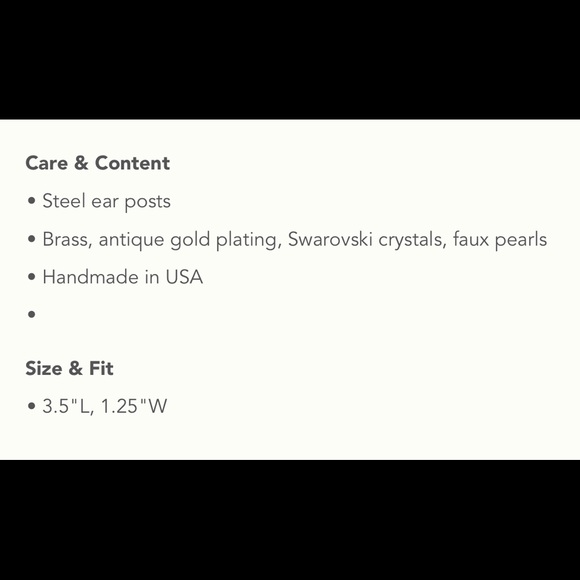 Anthropologie Trellis Statement Earrings - Picture 5 of 5